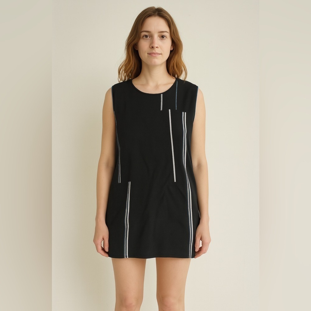 Tanya Taylor sleeveless dress mini stripes